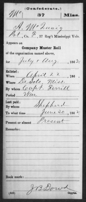 A McQuaig Muster Roll Page 4